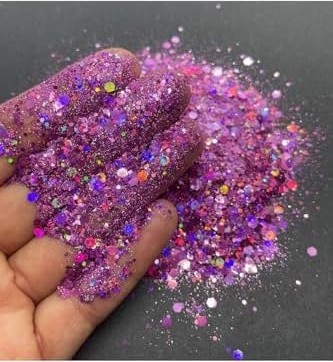 Chunky Glitter 4gr Holografik Reçine Tırnak Makyaj Glitter CG32 görsel 2