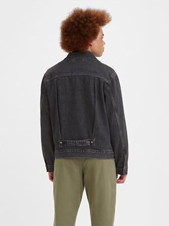 Ayrex Levi's Type I Trucker Ceket - Black Stonewash görsel 4