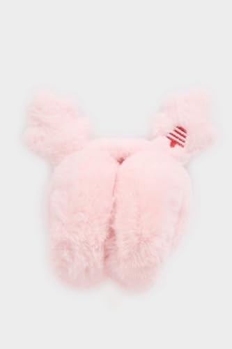 Pelüş Kulaklık Kız Çocuk Pembe, 5-9 Yaş, V0954A625WN, Pembe-Pn1, Kız Çocuklar
