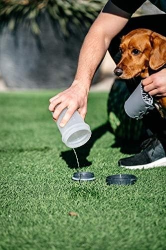 Al-Kar Ticaret Dexas Kapaklı Çamurluk Taşınabilir Köpek Pati Temizleyici, Büyük, Açık Gri görsel 2