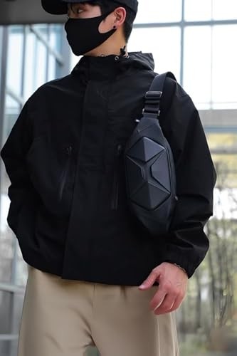 Die Grup Unisex Bel Çantası Kabuklu Bel Çanta Suya Dayanıklı Çapraz Göğüs Çantası Bodybag Günlük Spor Yürüyüş (K850X) görsel 5
