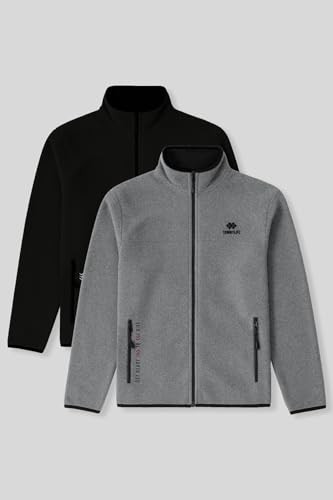 1001 Tommylıfe Standart Kalıp Dik Yaka 2li Paket Polar Sweatshirt, 87992 görsel 2