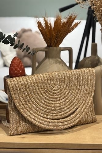 Ayrex El Geçirme Detaylı Zarf Portföy Clutch Çanta görsel 4