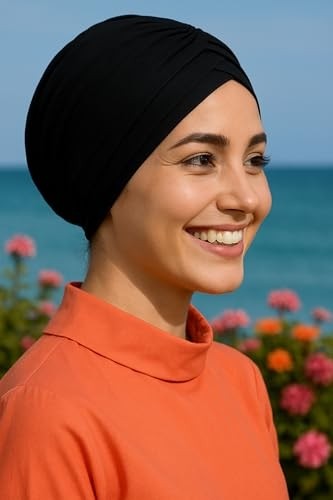 Aesco Tesettür Bone, Hızlı Kuruyan Deniz Bonesi ve Havuz Bonesi görsel 2