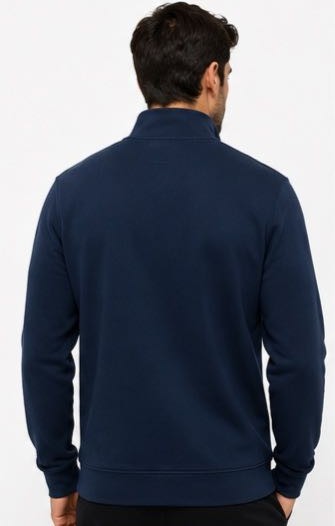 Lacoste Fermuar Yaka Regular Fit Indigo