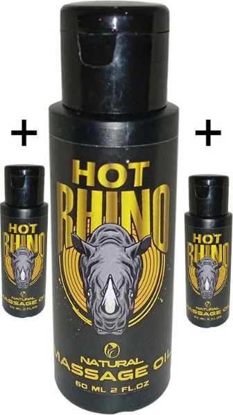 TeknoKapsül Bonie Hot Rhino 3 Adet Bay Bayan Masaj Yağı 60 ml