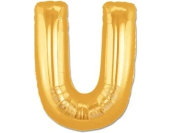 Resim Altın Sarısı Folyo Harf Balon 1 Metre 