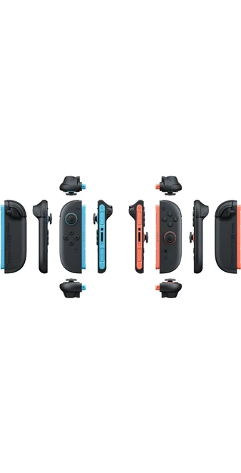 Resim Nintendo Switch 2 Joy-Con Ikili Kontrol Cihazı Kırmızı Mavi Orjinal 