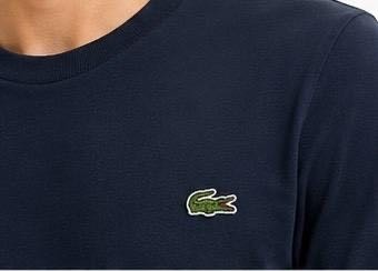 Lacoste Bisiklet Yaka Lacivert Regular Fit