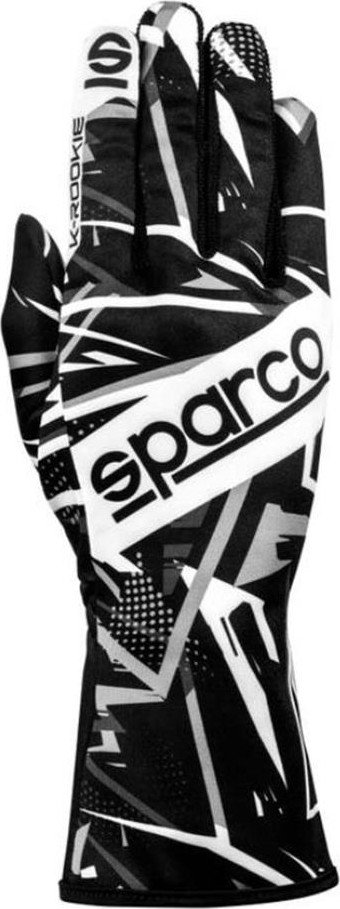 Sparco K-Rookıe Karting Eldiveni 11 Numara Siyah L