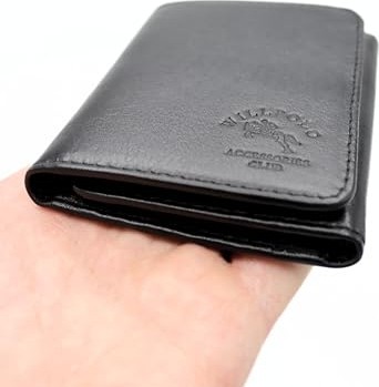 1001 Hakiki Deri Erkek Cüzdan ve Kartlık - Mıknatıslı Kapanma, Crazy Deri Minimalist Tasarım, 6 Kar görsel 4