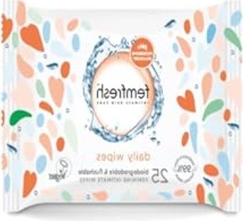 Aesco Dış Genital Bölge Islak Mendil, 25'li Paket, Aloe Vera Özlü