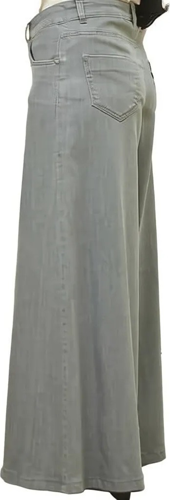 Neways 1162-DENIM Gri Pantolon Etek %98 Coton Kadınlar İçin Şık ve Rahat Tasarım görsel 6
