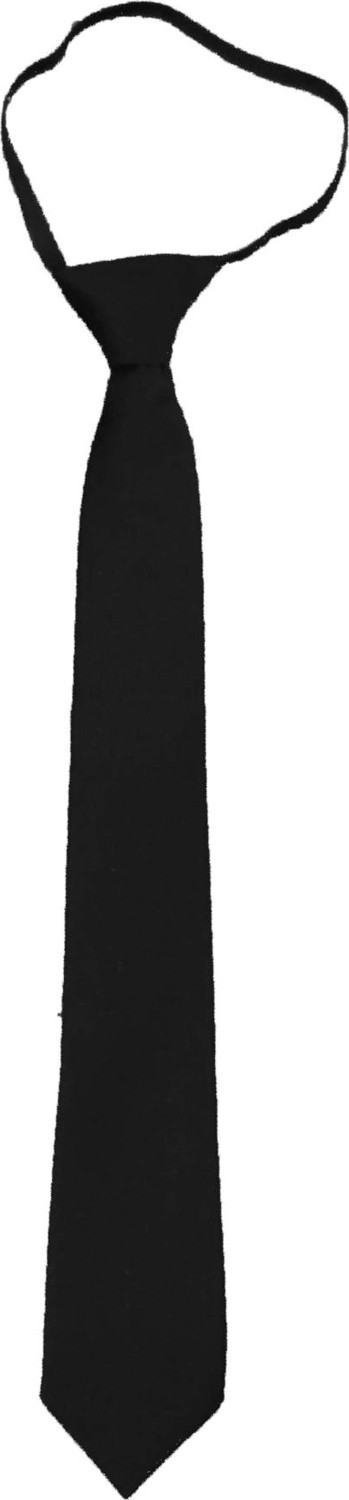BLC Basic Line Co. Siyah Renk Düz Lastikli Hazır Bağlanmış 6 cm Genişliğinde Kravat görsel 5
