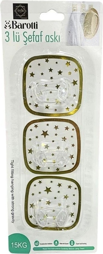 Just Cheap Store 3'li Gold Askı
