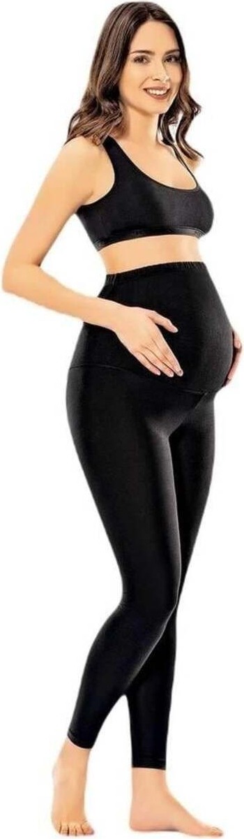 Momslab Hamile Tayt 4073 Siyah