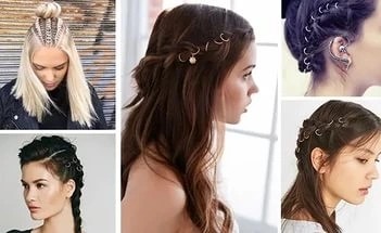 Renas Store Saç Piercingi - Saç Yüzüğü - Silver görsel 3