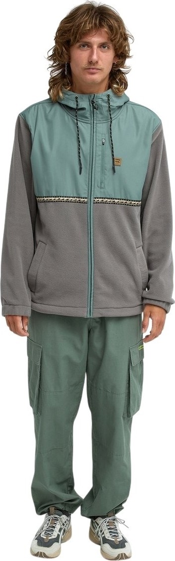 Billabong Boundary Lite Zip Yeşil Erkek Polar görsel 4
