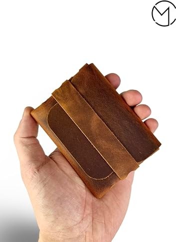 1001 Hakiki Deri Geçmeli Yatay Cüzdan, Gerçek Deri Kartlık, Erkek & Kadın Minimalist Kartvizitlik, � görsel 4