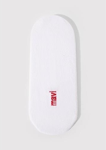 Mavi Logo Detaylı Beyaz Babet Çorap 1912779-620 görsel 7