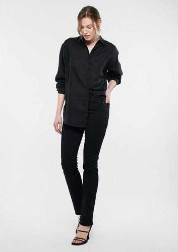 Mavi Kendra Gold Shape Siyah Jean Pantolon 1074622002 görsel 2