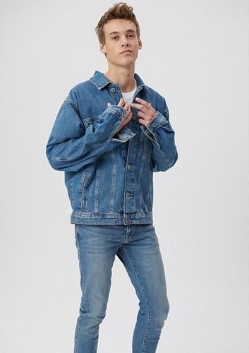 Mavi Ryan 90lar İndigo Mavisi Jean Ceket 0110001-80480 görsel 6
