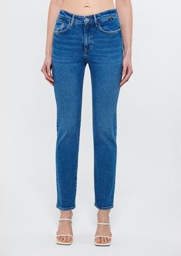 Mavi Karla 90lar Indigo Mavisi Jean Ceket 110154-85296 görsel 8