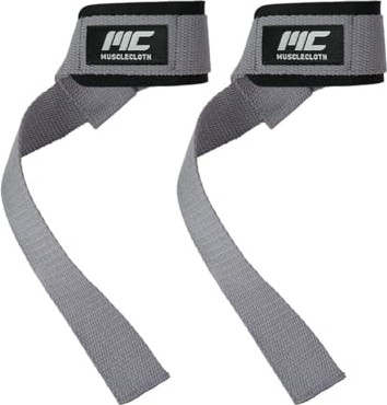 Aesco Musclecloth Padded Lifting Straps Gri