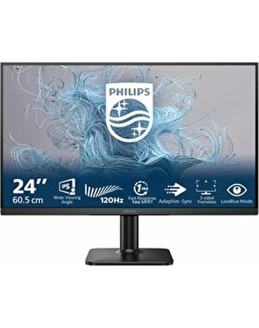 Resim Philips 24E2N1110 23.8" 120Hz 1ms Vga+Hdmı Fullhd Adaptive-Sync IPS Vesa Monitör 
