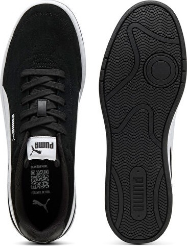 Puma Court Classıc Clean Sd Unisex Günlük Ayakkabı 40268001 Siyah görsel 4