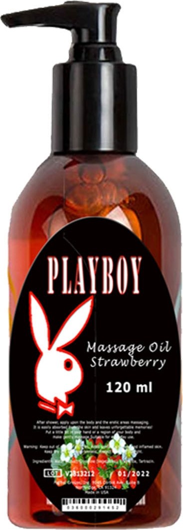 TeknoKapsül Playboy Çilekli 120 ml Aromaterapi Masaj Yağı Srcx -Çilekli Playboy 120ML Strawberry Massage Oil