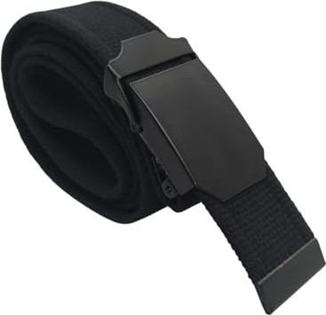 1001 2 Adet Erkek Kemer 4 cm Siyah Tactical Palaska Tarzı görsel 4