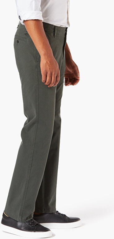 Dockers Smart 360 Flex Koyu Gri Ultimate Straight Fit Chino Pantolon görsel 2