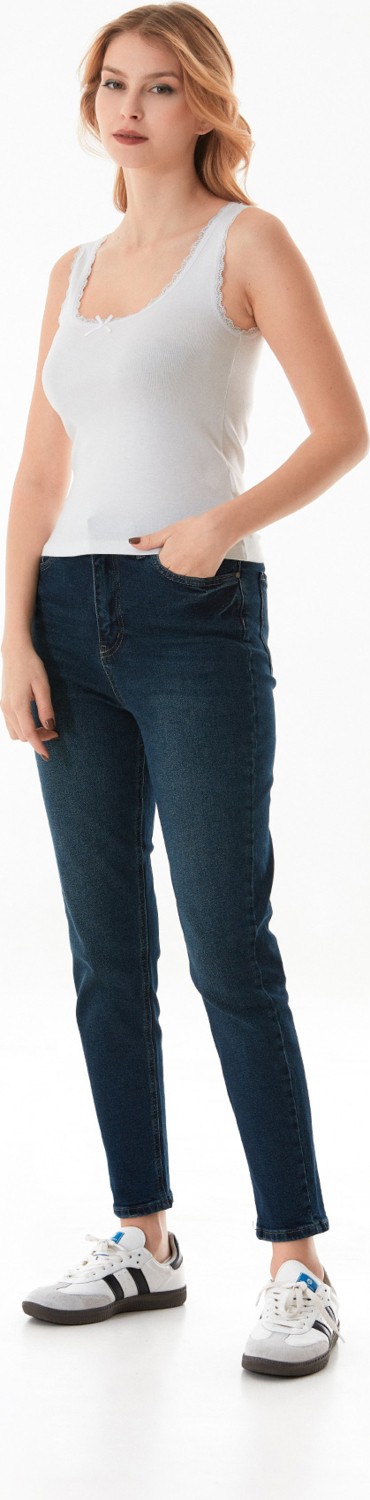 FullaModa Basic Dantelli Askılı Body görsel 3