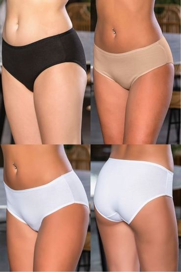 Melonika Pamuklu Yüksek Bel Slip Külot