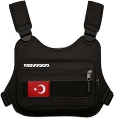 Aesco Geniş Hacimli Motosiklet Göğüs Çantası, Yelek Tipi ve Kullanışlı
