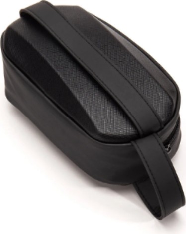 Sannora Bags Siyah Erkek Portföy Clutch Traş Kozmetik Bakım ve Günlük El Çantası görsel 6