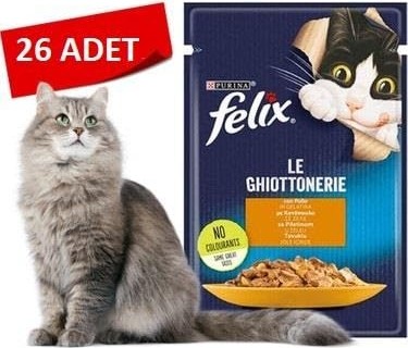 Die Grup Tavuk Etli Kedi Yaş (26 x 85 Gr) görsel 2