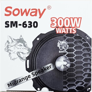 Exvol Soway SM-630 16CM Midrange Kurşun Göbek 300W 150RMS Fiyatı
