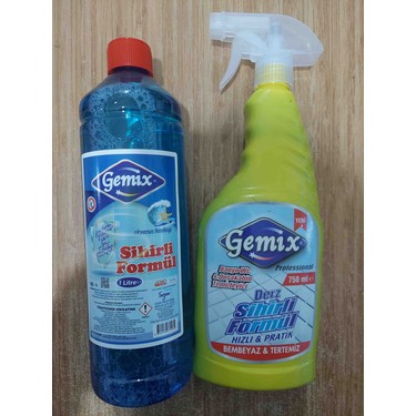 Gemix Derz Temizleyici Sihirli Formül Mavi Su 750 ml + 1000 Fiyatı