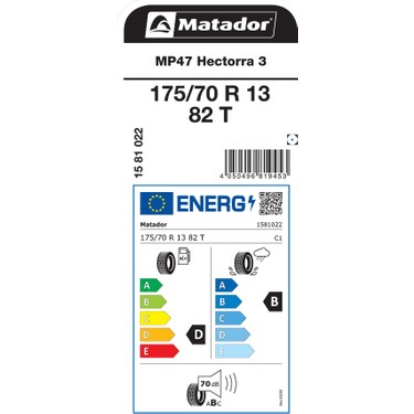 Matador 175/70 R13 82T Matador Mp47 Hectorra 3 Oto Yaz Fiyatı