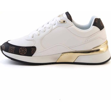 Guess Womens FL5MOXFAL12 Moxea Lace Up Trainers In White - Foto 8