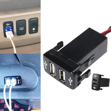 Fanxicm Toyota Için Otomatik Çift USB Bağlantı Noktası Şarj Fiyatı
