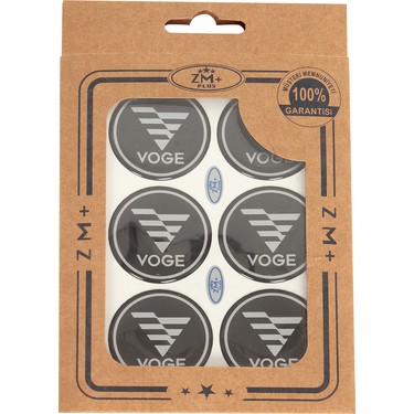 Zm+ Plus Voge Metalize Koruma Takozu Damla Etiket Sticker Fiyatı
