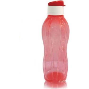 Tupperware Eco i e 750 ml K rm z Beyazl Kapakl Matara Suluk Kolay Kapak Water
