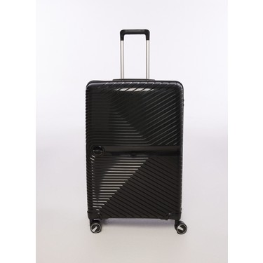 Fabrika Siyah Unisex 47x74x26 cm Büyük Boy Çekçekli Sert Fiyatı