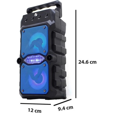 Polygold GTS-1571 Rgb Işıklı Mikrofonlu Bluetooth Hoparlör Fiyatı