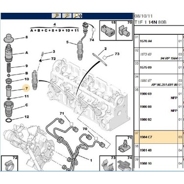 Psa Enjektör Memesi Lucas Partner Berlingo (1984C7) Fiyatı
