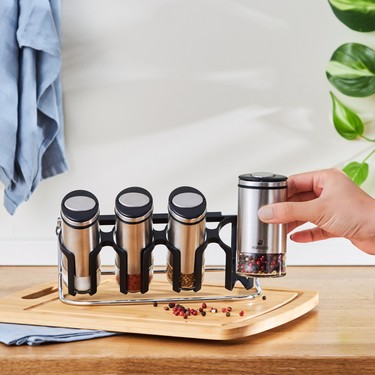 Karaca Walter Inox Line 4'lü Standlı Baharat Takımı Fiyatı