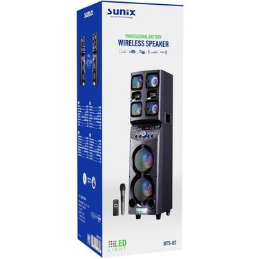 Sunix Mikrofonlu Kumandalı 96 cm Profesyonel Bataryalı Fiyatı